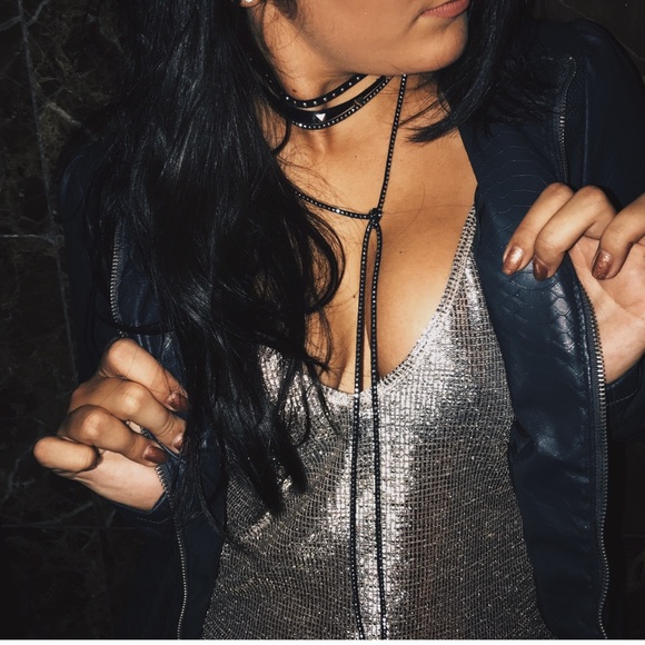 Tops - Silver sparkle top